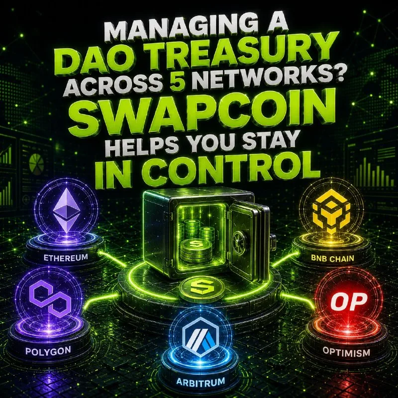 DAO Treasury Management Across Many Networks — Swapcoin Blog